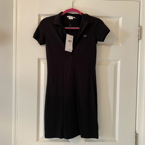 Lacoste Dresses & Skirts - Black LACOSTE polo dress